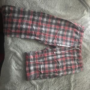 Checkered/plaid pajama pants